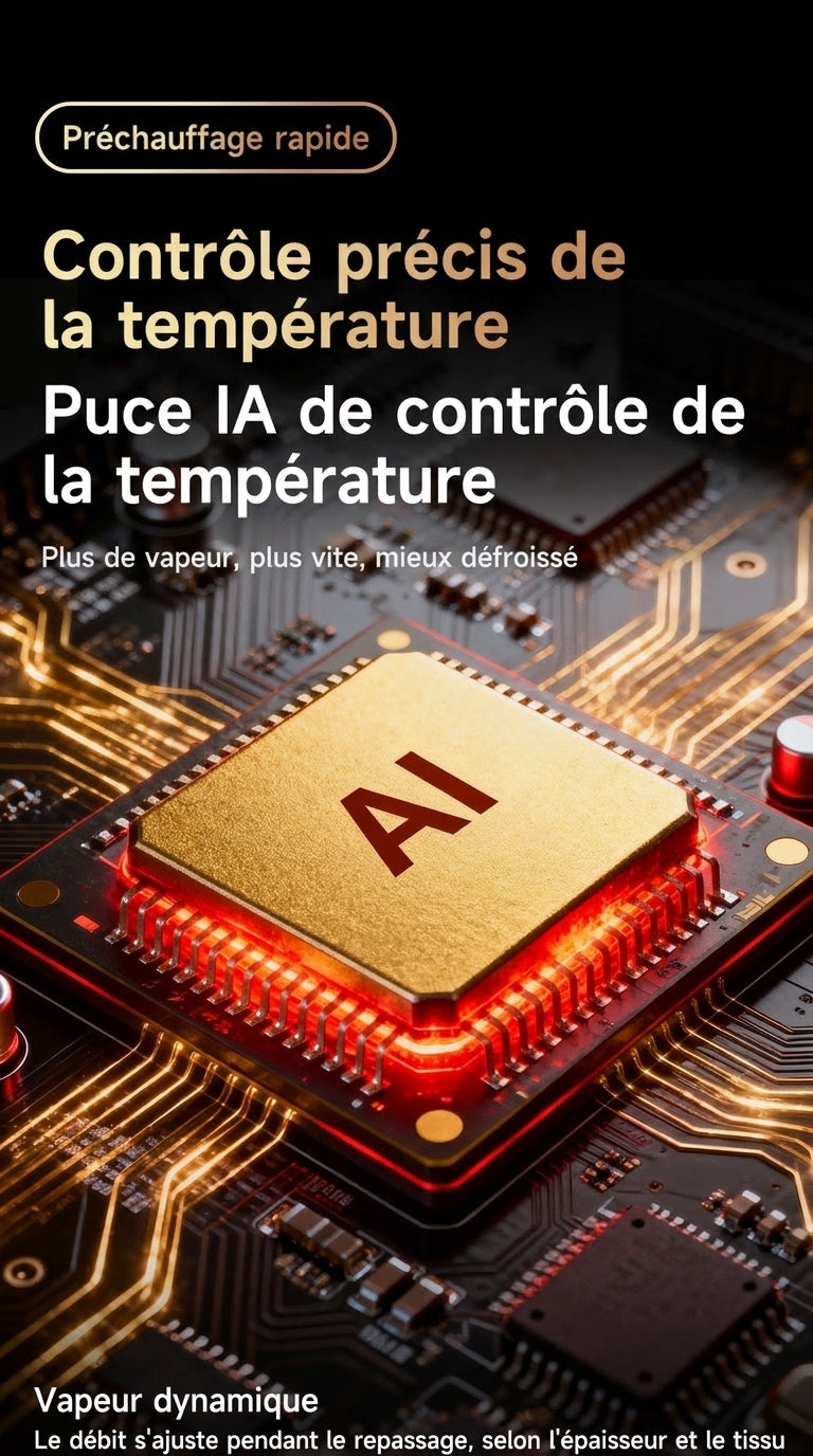 Planche fabricant : puce de contrôle de la température